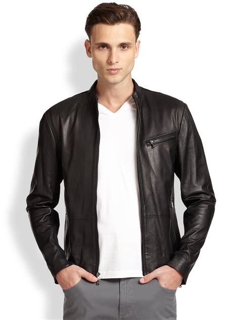 michael kors mens biker jacket|michael kors black moto jacket.